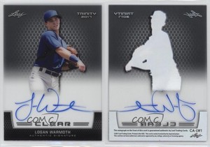 2017 Leaf Trinity Clear Auto Grey Logan Warmoth #CA-LW1 Auto