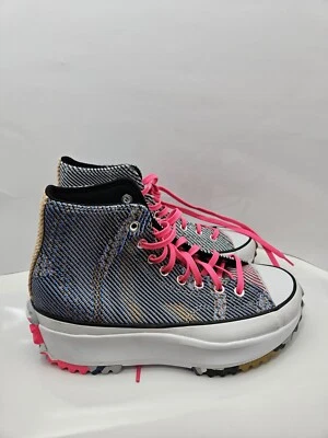  Plataforma Converse para mujer talla US 10 Run Star Hike Hi “Knit Mashup” Foto 1 de 4