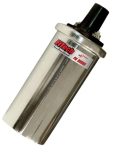 FiTech 99905 Go Spark Coil, Oil filled round, CD Chrome - Picture 1 of 6