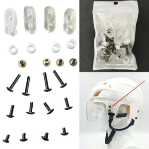 Helmet Visor Fastening Screw Installation Kit Premium Ice Hockey Repair - Picture 1 of 3