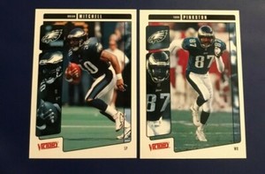 2001 Upper Deck Victory #261 #262 Brian Mitchell & Todd Pinkston Lot 2 Eagles