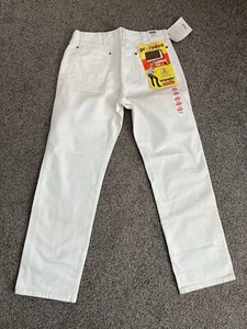 Men's Wrangler® Cowboy Cut® Original Fit White Jean 13MWZWI Size 34x32 - Picture 1 of 14