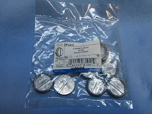 Thomas & Betts Red Dot DPLG-2 3/4" Silber Verschluss Stecker Beutel 10 Stück - Bild 1 von 2