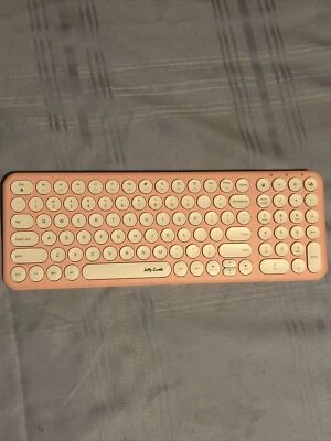 Jelly Comb Ultra Slim Full Size Rechargeable Wireless Keyboard - Keyboard only - Image 1 of 2