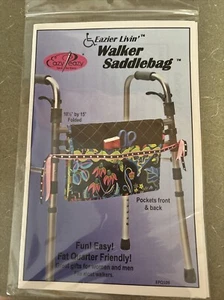 Easy Peazy Eazier Livin' Walker Saddlebag Sewing Pattern - Picture 1 of 2