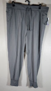 Danskin Now Grey Joggers Loose Fit Women's Size XXL - Picture 1 of 12