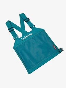 LeMieux Eventing Bib - Display Competition # front and back clear pocket Peacock - Picture 1 of 5