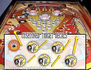 STRIKES & SPARES TARGET & FLIPPER ARMOUR-NEW MATERIAL DESIGN - Picture 1 of 4