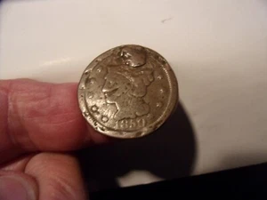 Collectible Antique US Braided Hair Large Cent - 1850 - Good - $6 s/h - Picture 1 of 3