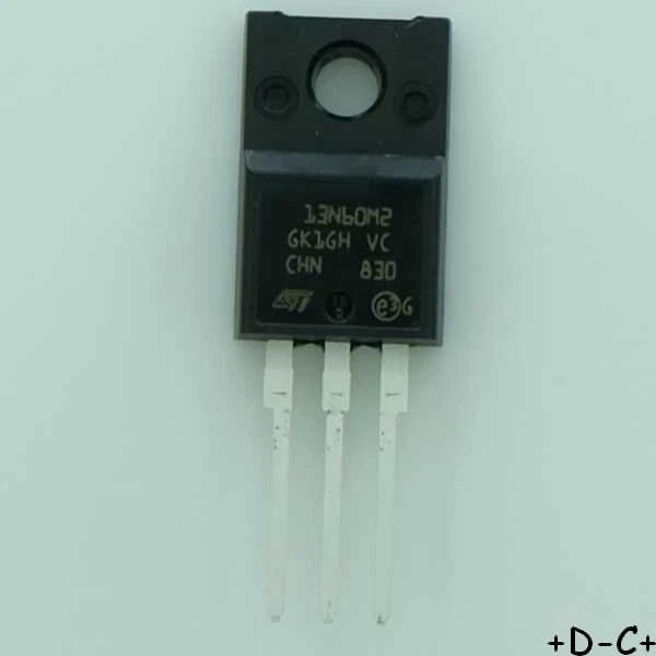 STMICROELECTRONICS STF13N60M2 Transistor MOSFET N-CH 600V 11A TO-220FP STM RoHS