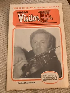 Dunes Hotel Vegas Besuchermagazin 22. Oktober 1971 - Bild 1 von 1