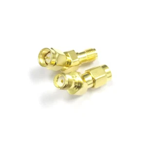 1PC SMA male plug to female jack RF adapter right angle 135 degree slant NEW - Picture 1 of 6