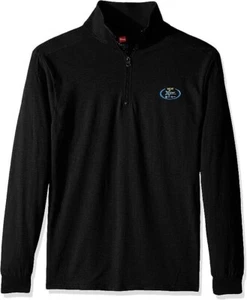 Hanes Men's Long Sleeve Quarter Zip Pullover Size:L - Picture 1 of 4