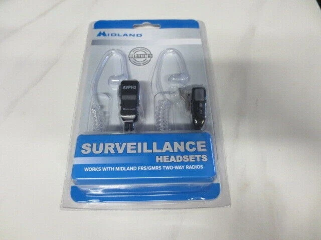 MIDLAND SURVEILLANCE HEADSETS AVPH3 - Image 1 of 1