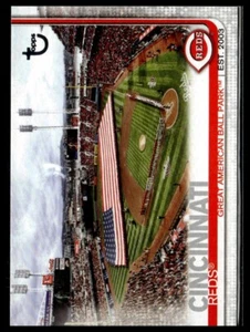2019 Topps 691 Great American Ballpark Cincinnati Reds Vintage Stock 25/99 - Picture 1 of 2