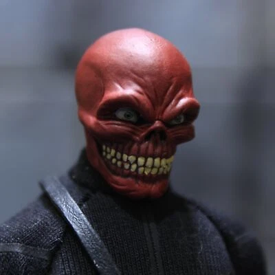 1/12 Custom Marvel Universe Johann Shmidt Red Skull Head Sculpt - Image 1 of 2