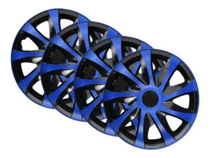 4x 15" Wheel Trims Hub Caps 15 Inch Wheel Cover Trim ABS Plastic Trim DRACBLUE - Picture 1 of 4