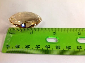 10 Pack! Swarovski Strass 8746 Series "Oval Pear" 38mm 2-Hole Golden Shadow - Picture 1 of 1