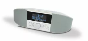 BUSH AURORA DAB+/FM Dual-Alarm Clock Radio-BLUETOOTH/USB Charge-WHT-Refurbished - Picture 1 of 2