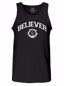 NEU HERREN BEDRUCKT GLÄUBIGER CHRISTIAN JESUS LOVE GOTT KREUZ HIPSTER BAUMWOLLE TANKTOP - Bild 1 von 10