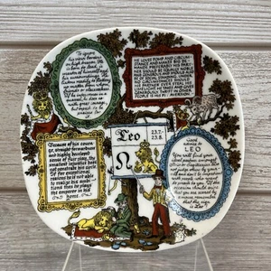 Vintage Zodiac Trinket Dish Leo Made In West Germany - Picture 1 of 9