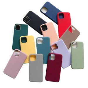For iPhone 8 SE X 11 12 13 14 Pro Max Case Liquid Silicone Luxury Phone Cover - Zdjęcie 1 z 23
