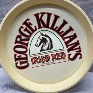 GEORGE KILLIAN'S ROJO IRLANDÉS elaborado en EE. UU. Cabeza de caballo logotipo bandeja de plástico servidor - Imagen 1 de 7