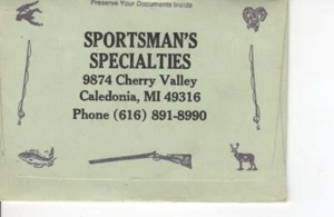 88 SPORTLER SPEZIALITÄTEN JAGD & ANGELSCHEINHALTER - MICHIGAN HIRSCH PATCH - Bild 1 von 1
