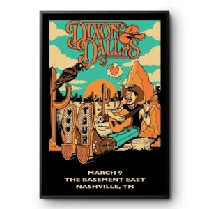 Póster Dixon Dallas 21 de marzo de 2024 Tulipanes FTW en Fort Worth TX - Decoración de pared - Imagen 1 de 7
