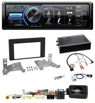 JVC Bluetooth Lenkrad USB DAB Autoradio für Toyota Aygo AB7 ab 2022 schwarz - Bild 1 von 4