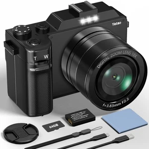 Digital Camera with WiFi, 64MP Photography and 4K 5K Vlogging Camera Kit for ... - Picture 1 of 9
