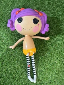 Lalaloopsy Doll – Purple Hair, Button Eyes, Black & White Stockings – 12” - Picture 1 of 3
