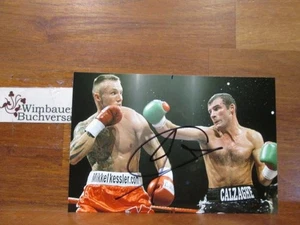 Autograph Joe Calzaghe (*1972 british Boxer ) /// Autogramm Autograph signiert s - Picture 1 of 3