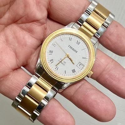 TISSOT PR 50 Automatic 25 Jewel Men's Watch Date 2 Tone W/ Stainless Steel Band - Image 1 of 4