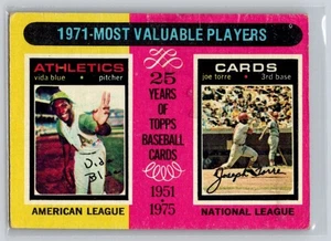 1971 MVPs (Vida Blue / Joe Torre MVP - 1975 Topps #209 - Oakland A's - St Louis - Picture 1 of 2