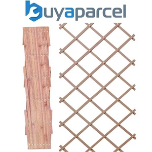 Gardman 07255 1.8m x 0.6m Expanding Riveted Tan Trellis Screen Garden Plant - Picture 1 of 1