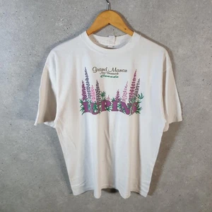 Vintage Grand Mason Canada New Brunswick Lupins 90s T-Shirt Herren Medium Weiß - Bild 1 von 8