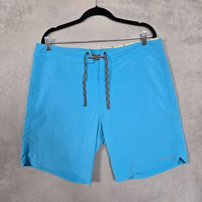 Pantalones cortos elásticos Patagonia Hydropeak 36 azules para hombre Foto 1 de 4