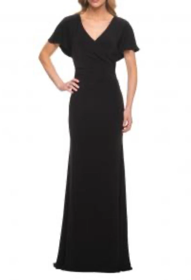 Vestido American Living Ralph Lauren Negro 12 Boda Fiesta Elastizado Crucero Nuevo con Etiquetas Foto 1 de 4