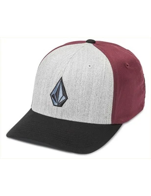 Volcom Full Stone Heather Flexfit Curved Peak Cap Dark Slate - Image 1 of 3