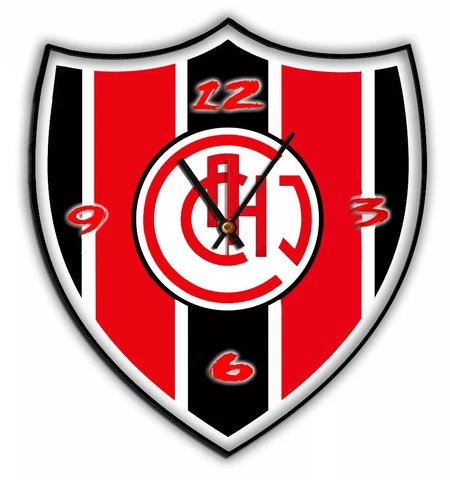 C. A. CHACARITA JRS. Wall Clock 26 cm in diameter vinyl/plot - Argentina Cover