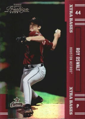 2005 Playoff Prestige Xtra Bases Red #144 Roy Oswalt /150 - NM-MT - Image 1 of 2