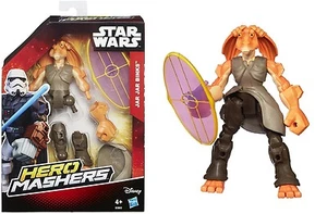 STAR WARS HERO MASHERS JAR JAR BINKS BY HASBRO GUERRE STELLARI - Picture 1 of 1