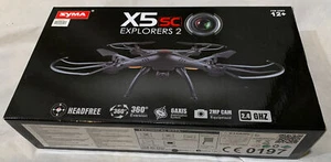 Syma X5SC Explorers 2 Drone Brand New-Black - Picture 1 of 4