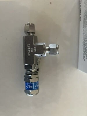 Ham-Let 1/4" 450 PSI pressure relief valve