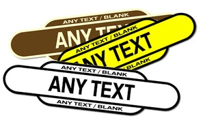Personalised Aluminium Metal Railway Totem Style Sign - Various Colours - Picture 1 of 74