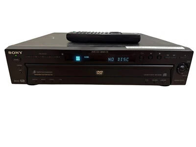 Sony 5-Disc DVD/CD Carousel Changer DVP-NC600 Dolby Digital 1920x1080 w/ remote - Image 1 of 4