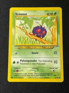 Venonat┃90/105┃Neo Destiny┃Pokemon Card┃WOTC┃Common┃Near Mint - Imagen 1 de 2