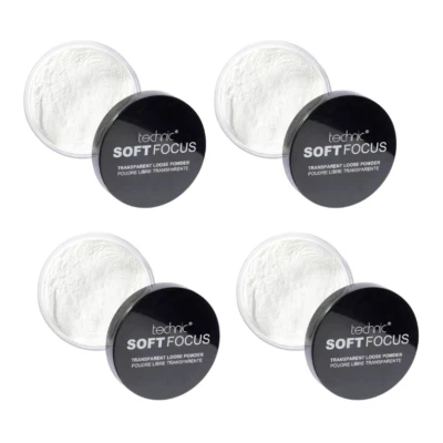 4X Technic Soft Focus Translucent Loose Powder Lightweight Matte Fixing Silky - Image 1 of 4