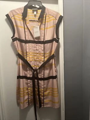 Vestido camisa listrado multicolorido Jason WU X Target 20 aniversário tamanho 1X novo com etiquetas - Imagem 1 de 4